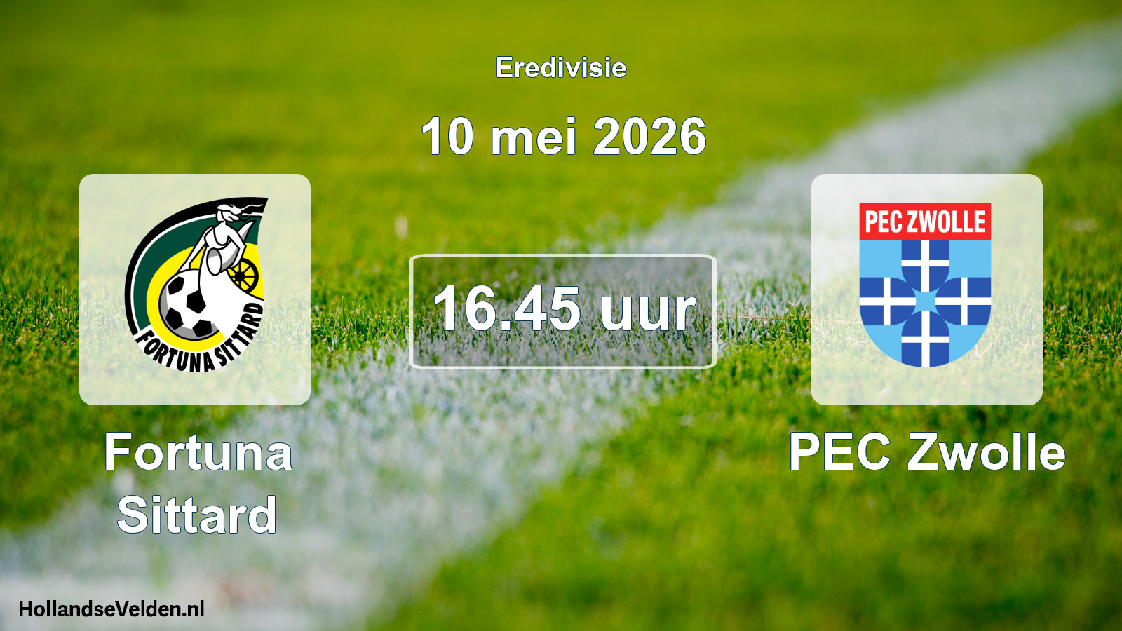 Scheduled Match: Fortuna Sittard - PEC Zwolle (10 May 2026)