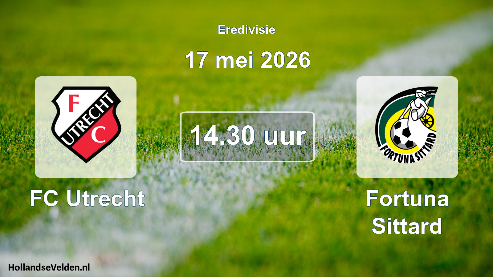 Geplande wedstrijd: FC Utrecht - Fortuna Sittard (17 mei 2026)