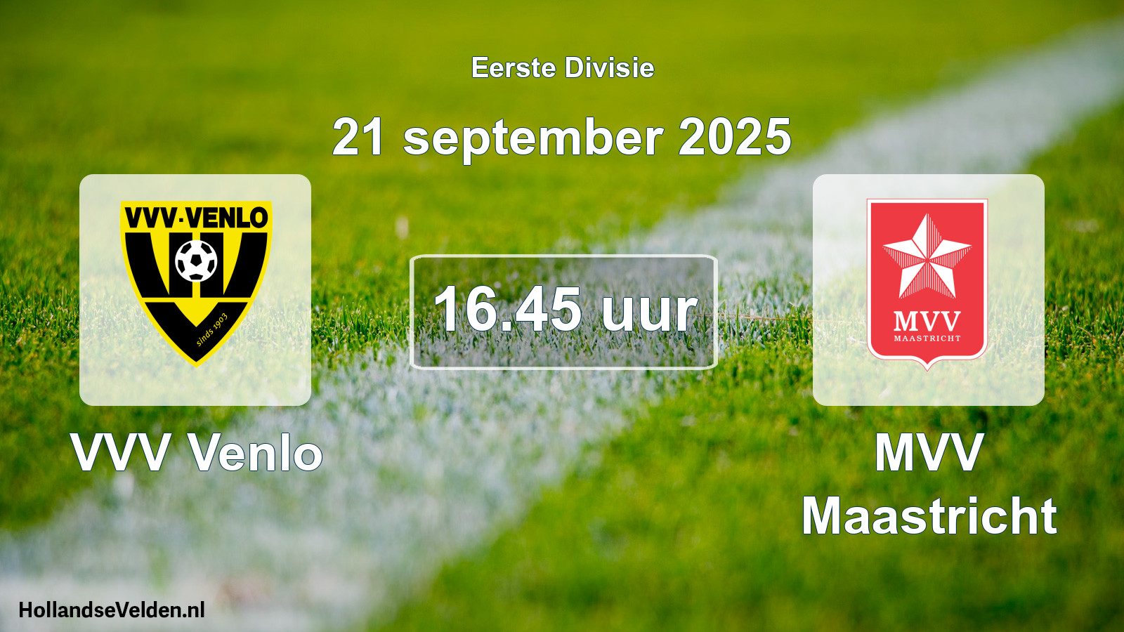 Scheduled Match: VVV Venlo - MVV Maastricht (21 September 2025)