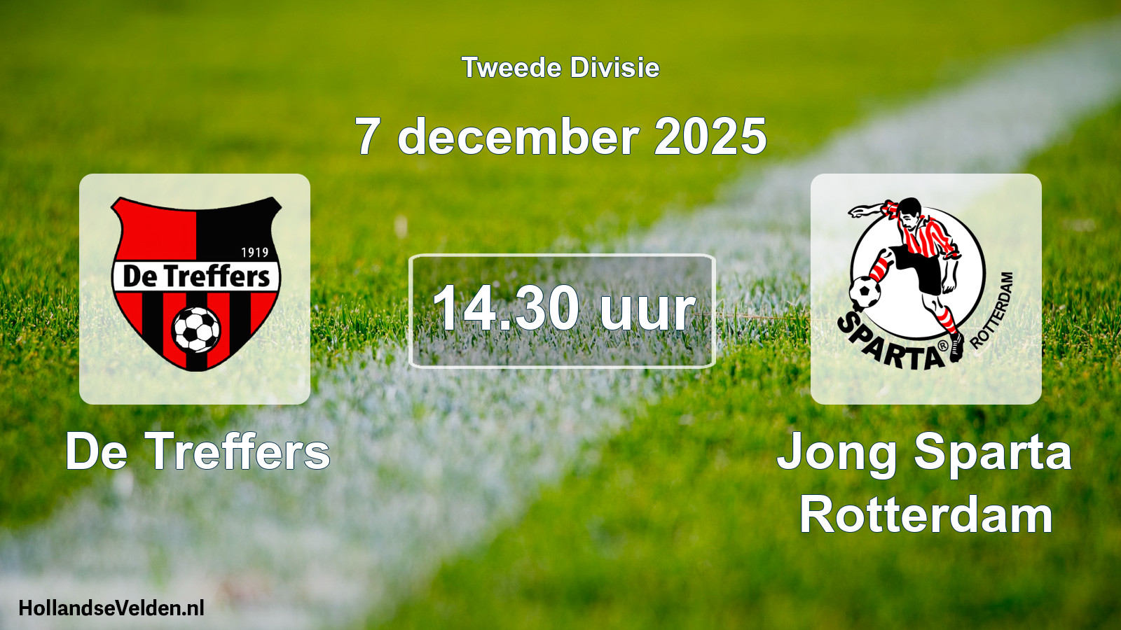 Scheduled Match: De Treffers - Jong Sparta Rotterdam (7 December 2025)