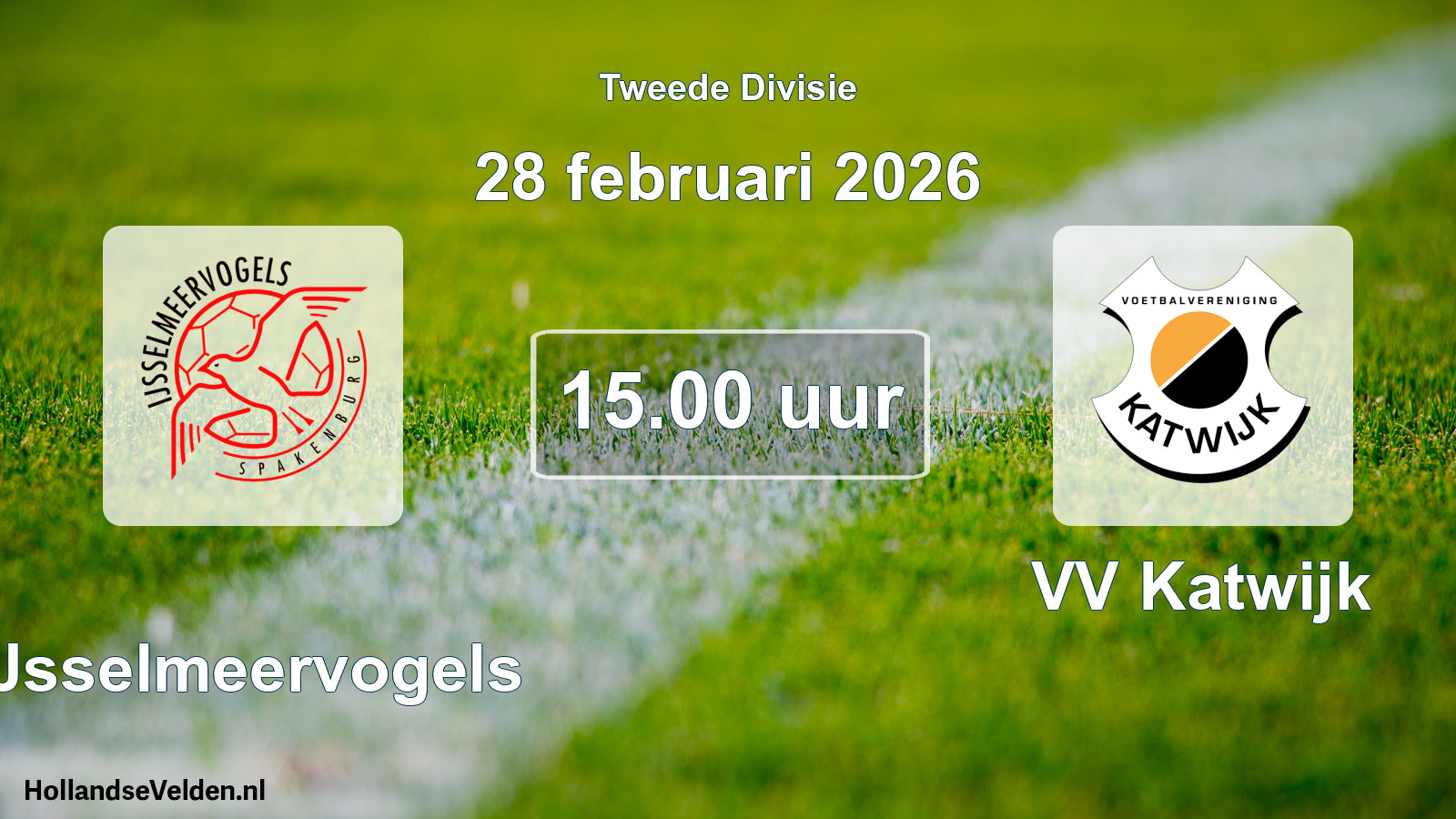 Scheduled Match: IJsselmeervogels - VV Katwijk (28 February 2026)