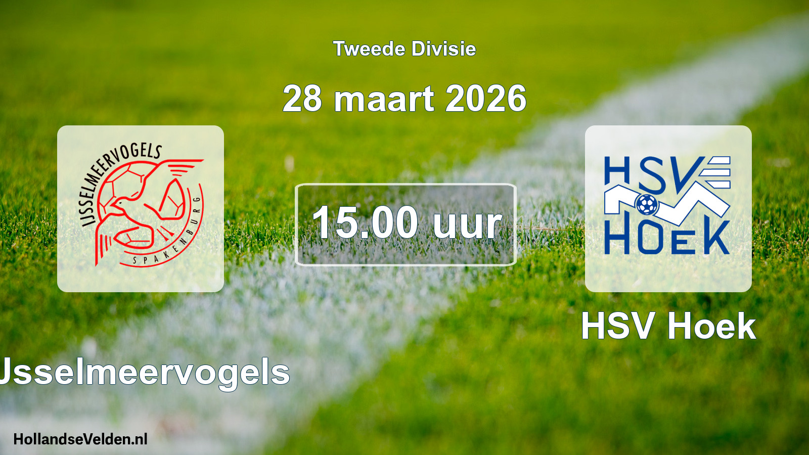 Scheduled Match: IJsselmeervogels - HSV Hoek (28 March 2026)