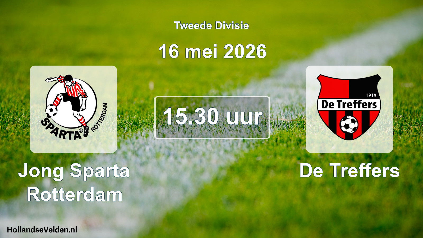 Scheduled Match: Jong Sparta Rotterdam - De Treffers (16 May 2026)