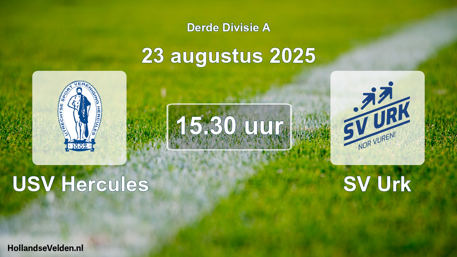Scheduled Match: USV Hercules - SV Urk (23 August 2025)