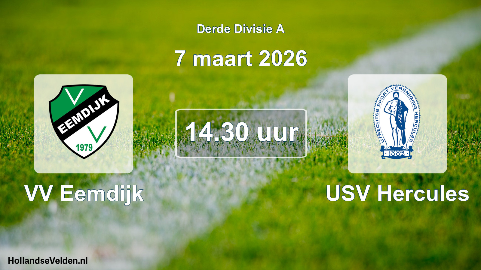 Scheduled Match: VV Eemdijk - USV Hercules (7 March 2026)