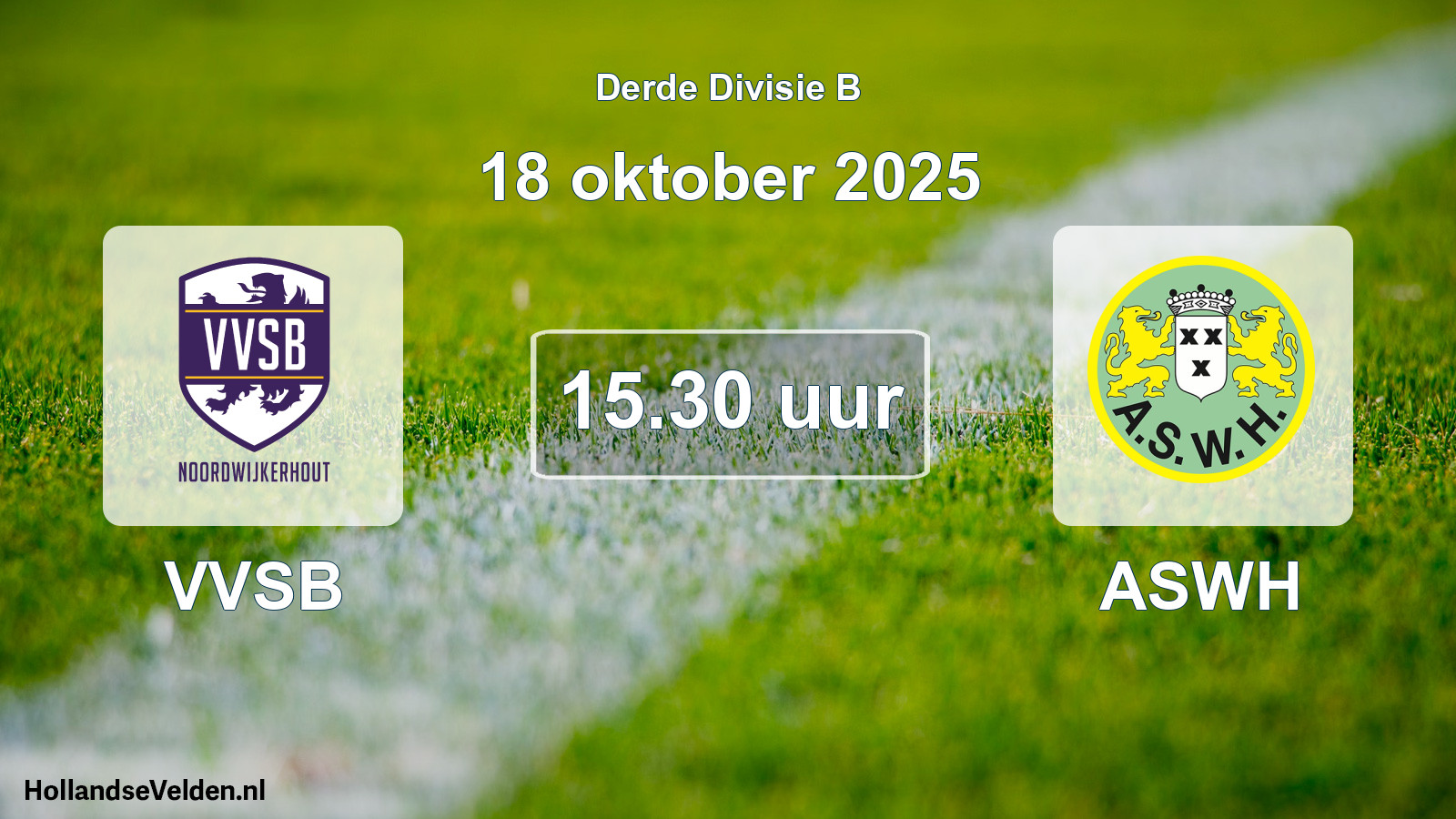 Scheduled Match: VVSB - ASWH (18 October 2025)