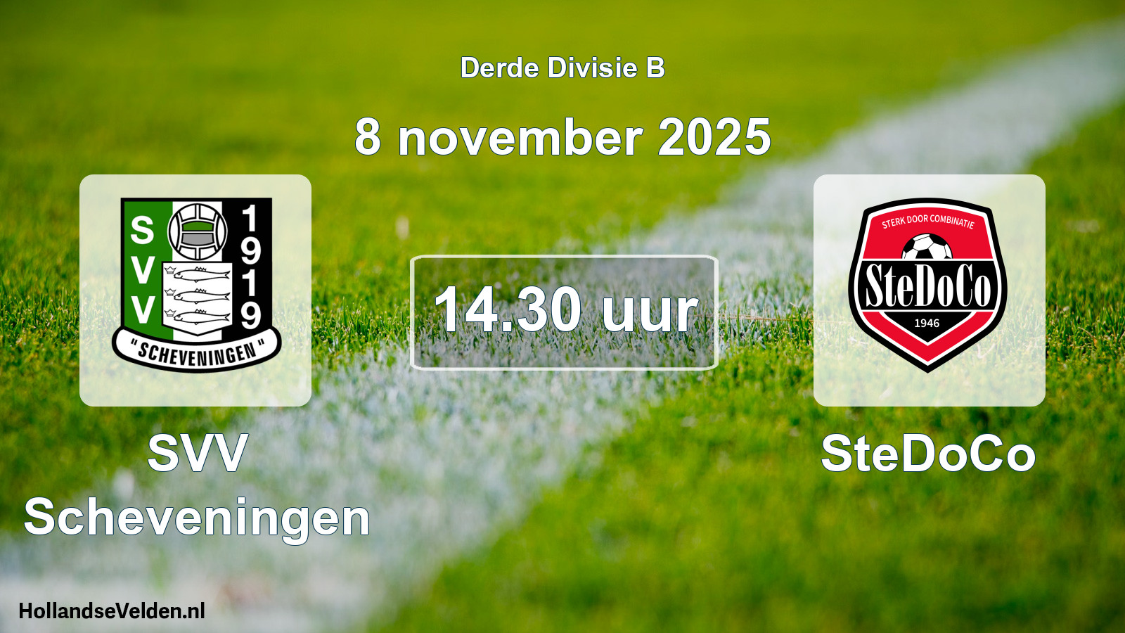 Scheduled Match: SVV Scheveningen - SteDoCo (8 November 2025)