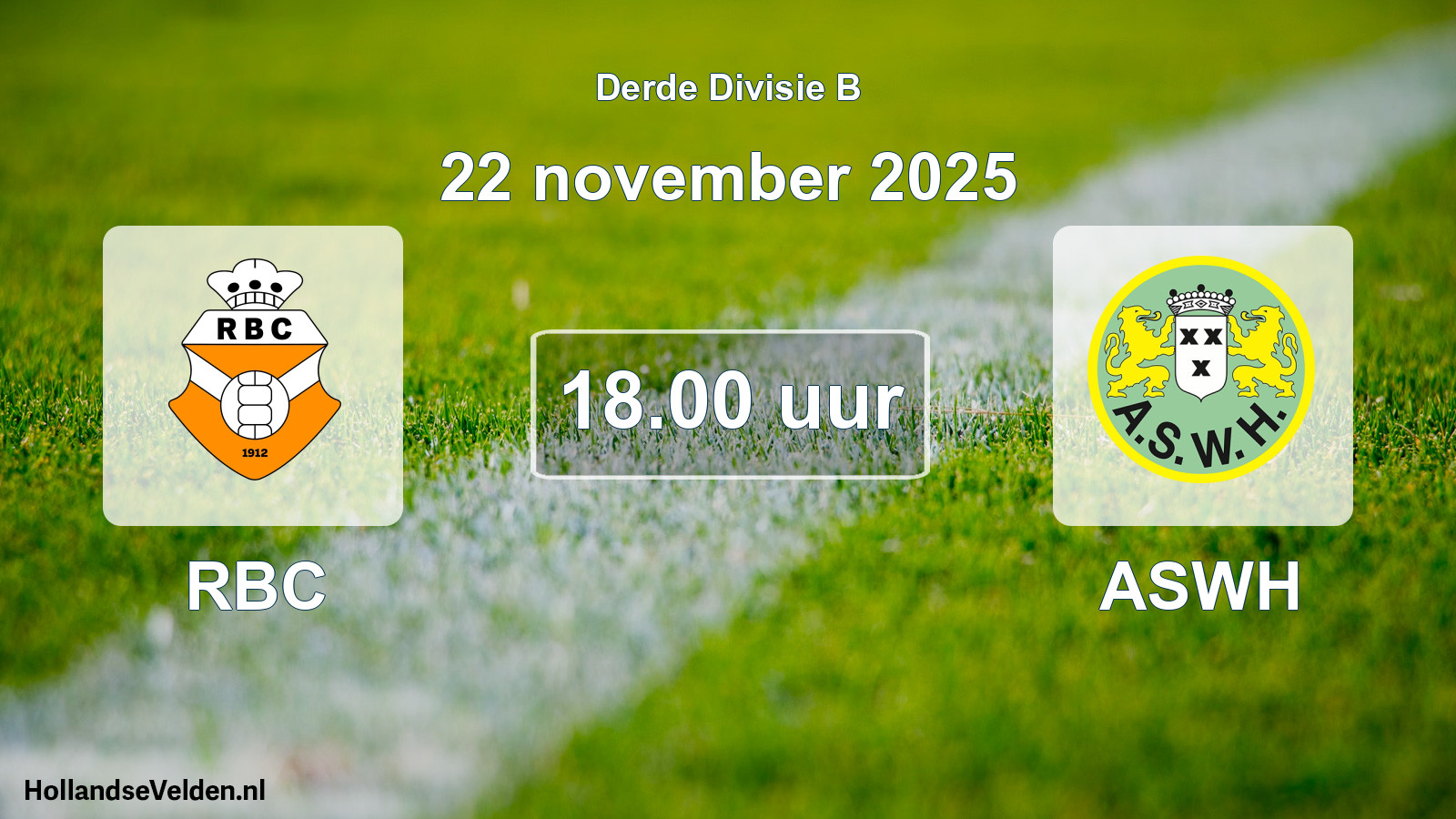 Scheduled Match: RBC - ASWH (22 November 2025)