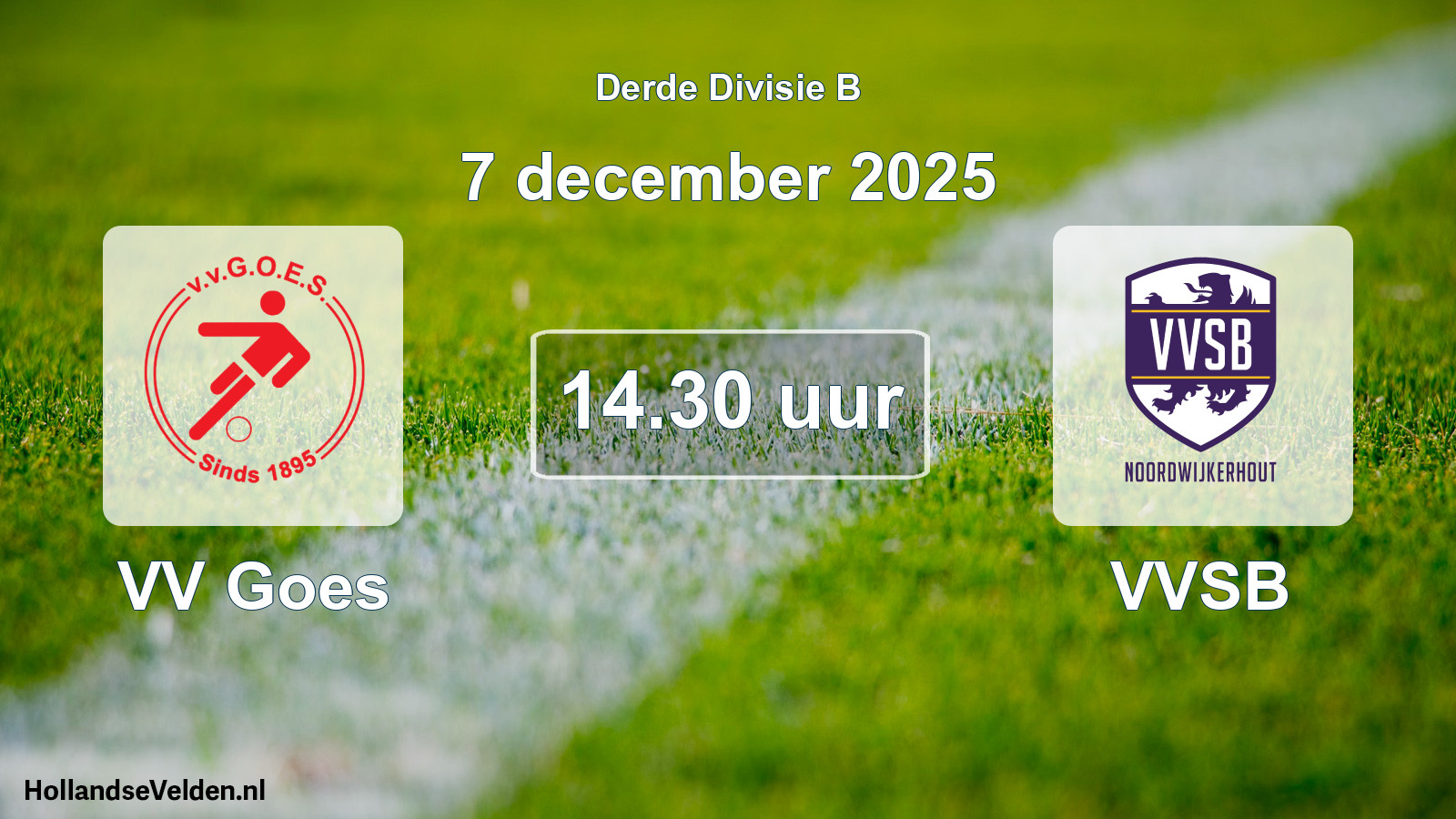 Scheduled Match: VV Goes - VVSB (7 December 2025)