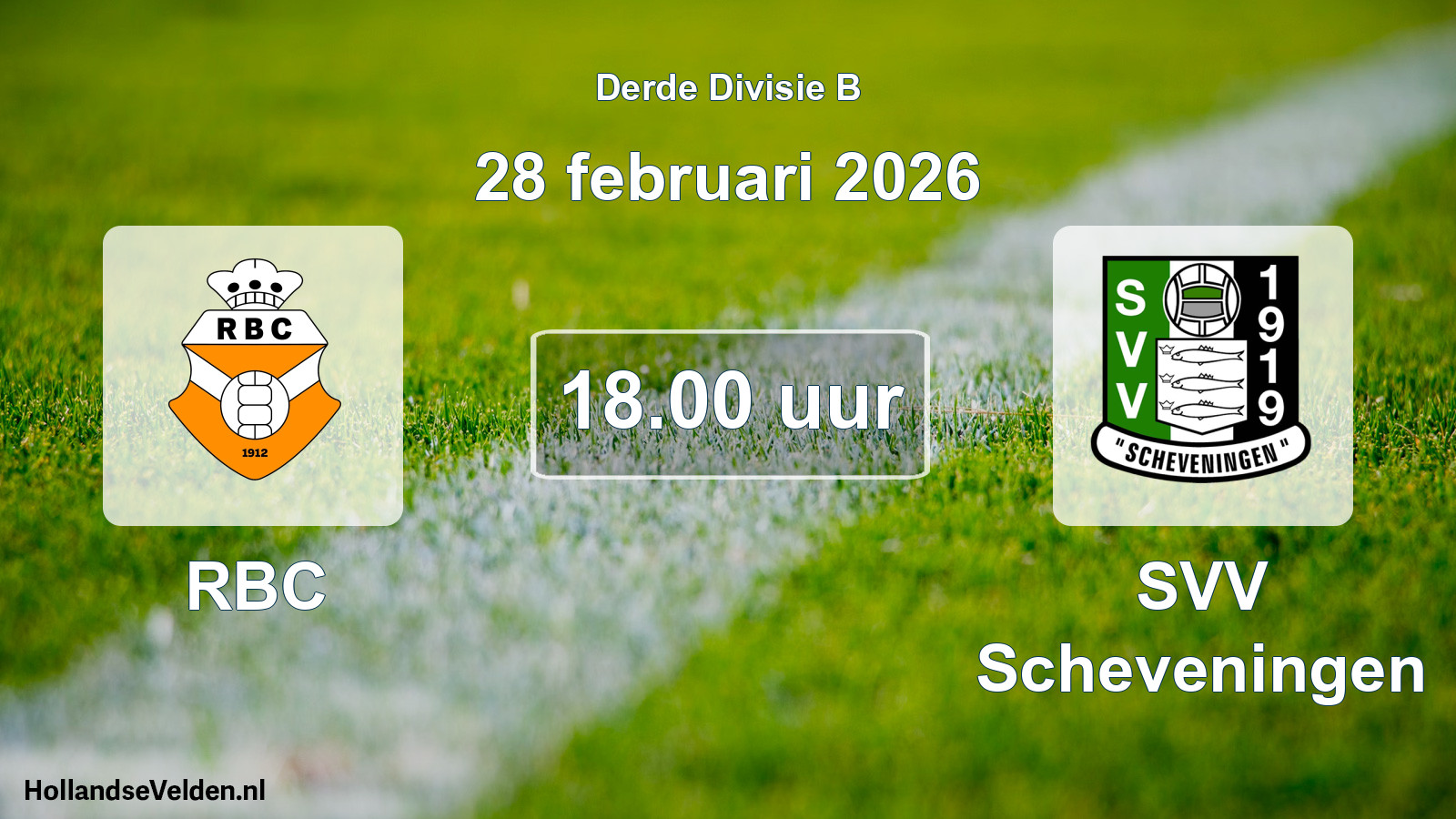 Scheduled Match: RBC - SVV Scheveningen (28 February 2026)