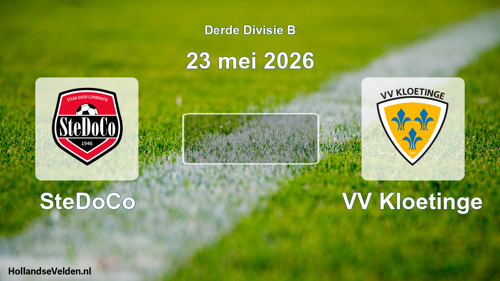 Scheduled Match: SteDoCo - VV Kloetinge (23 May 2026)