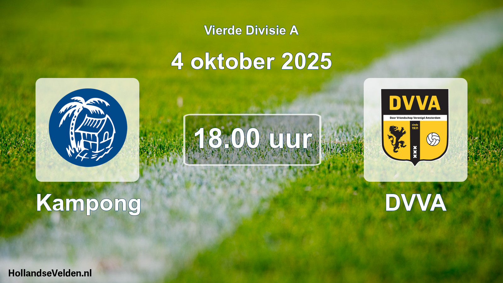 Scheduled Match: Kampong - DVVA (4 October 2025)