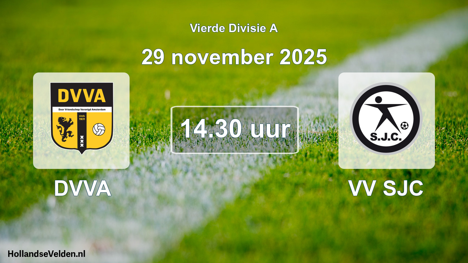 Scheduled Match: DVVA - VV SJC (29 November 2025)
