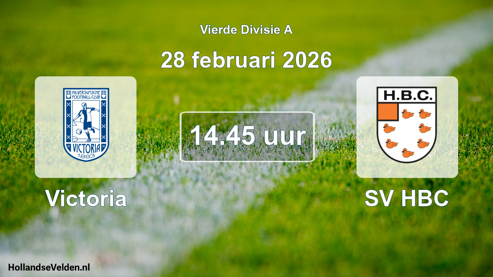 Scheduled Match: Victoria - SV HBC (28 February 2026)