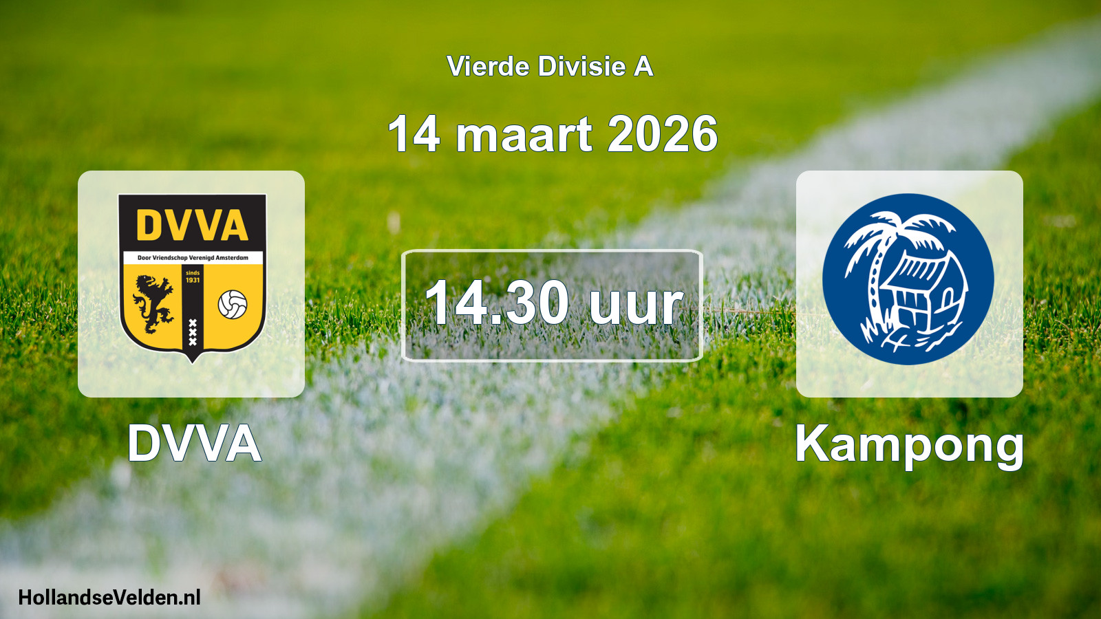 Scheduled Match: DVVA - Kampong (14 March 2026)