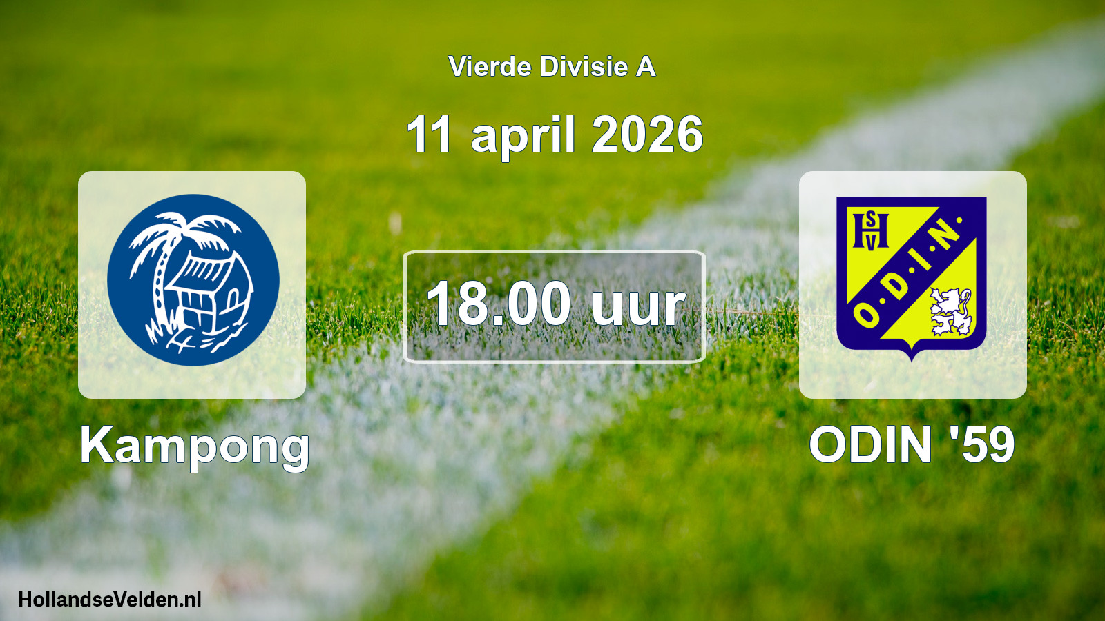 Scheduled Match: Kampong - ODIN '59 (11 April 2026)