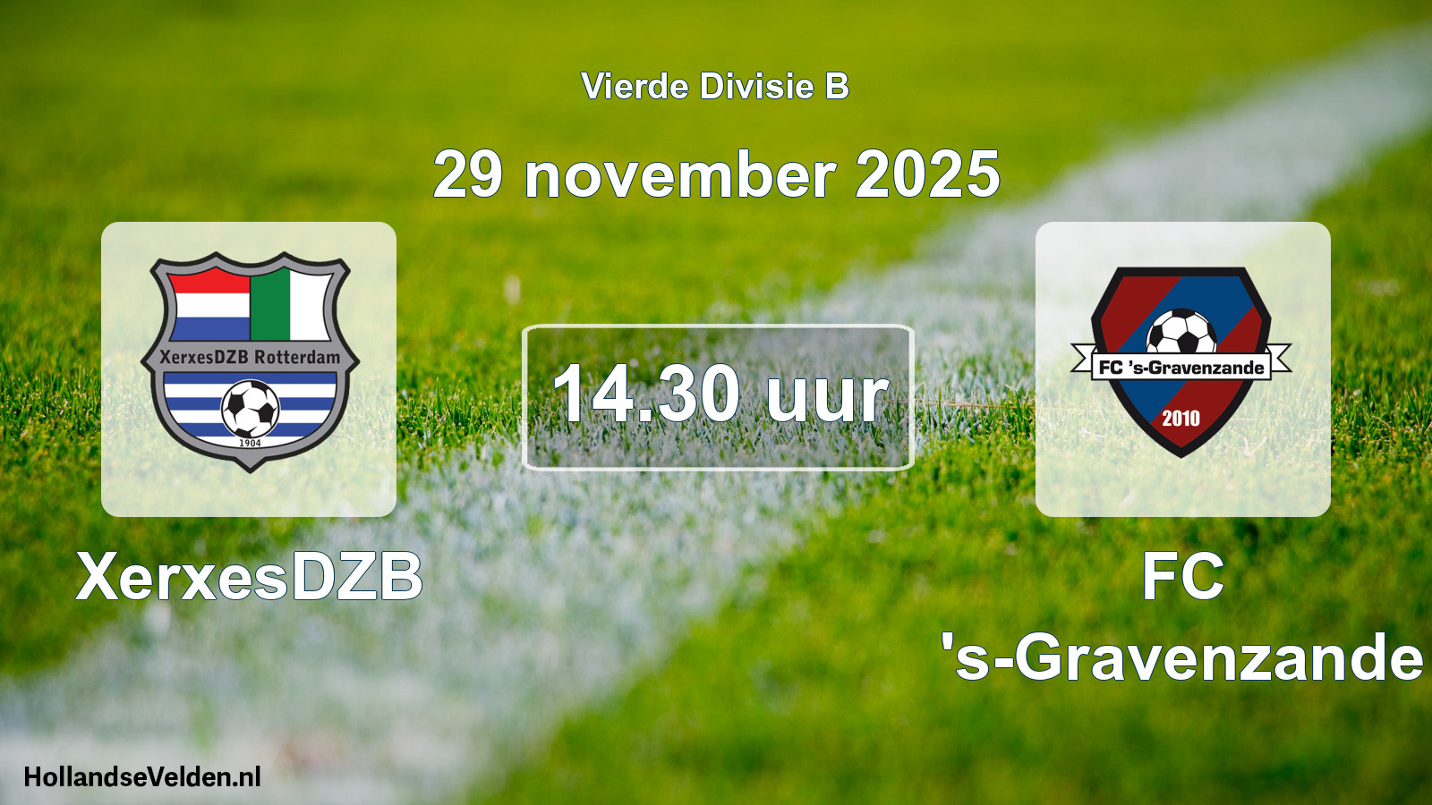 Scheduled Match: XerxesDZB - FC 's-Gravenzande (29 November 2025)