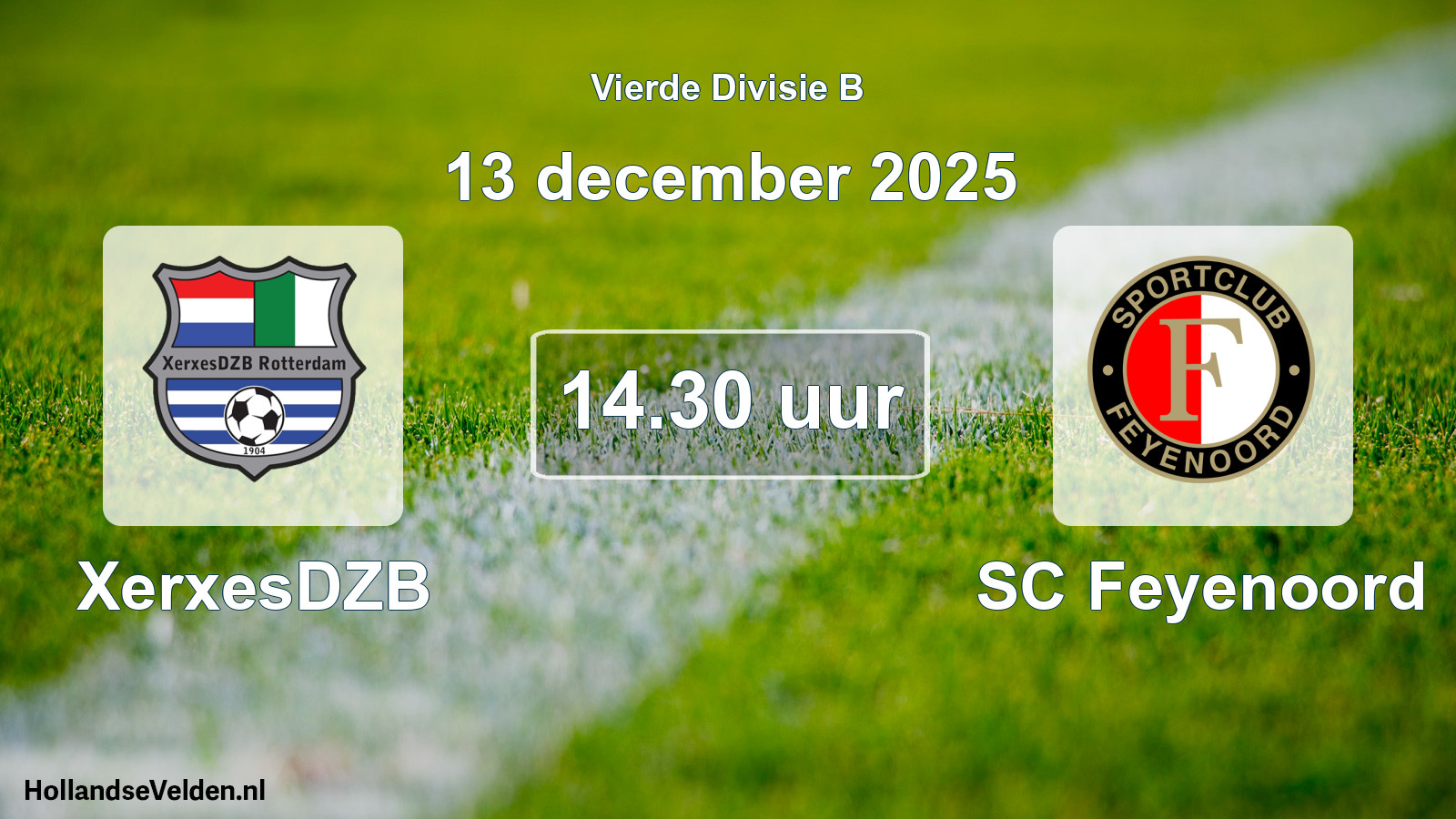 Scheduled Match: XerxesDZB - SC Feyenoord (13 December 2025)