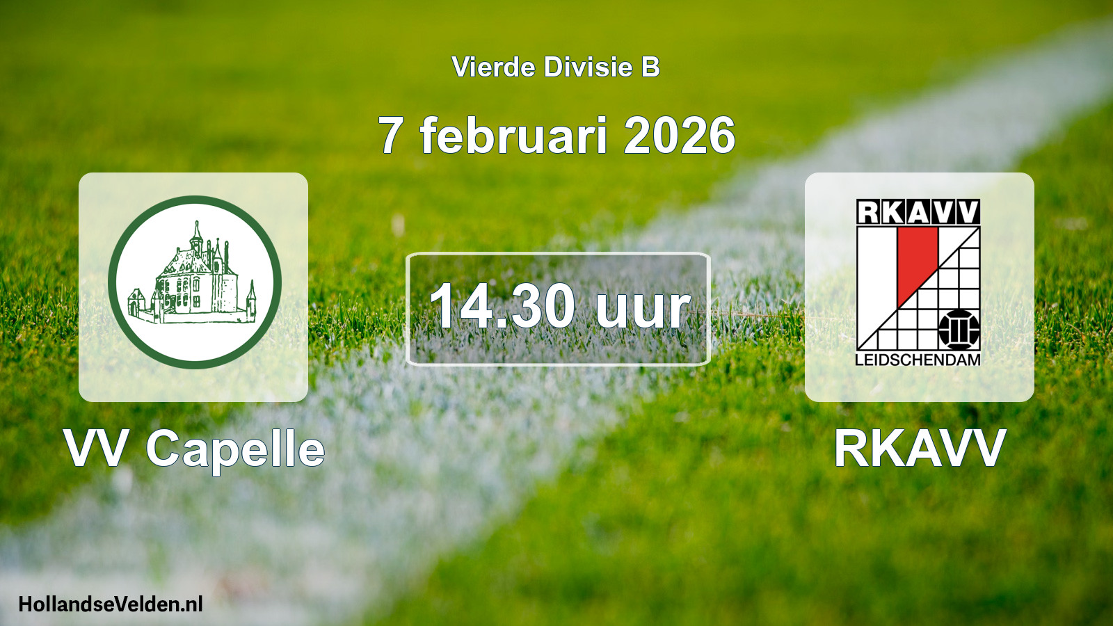 Scheduled Match: VV Capelle - RKAVV (7 February 2026)