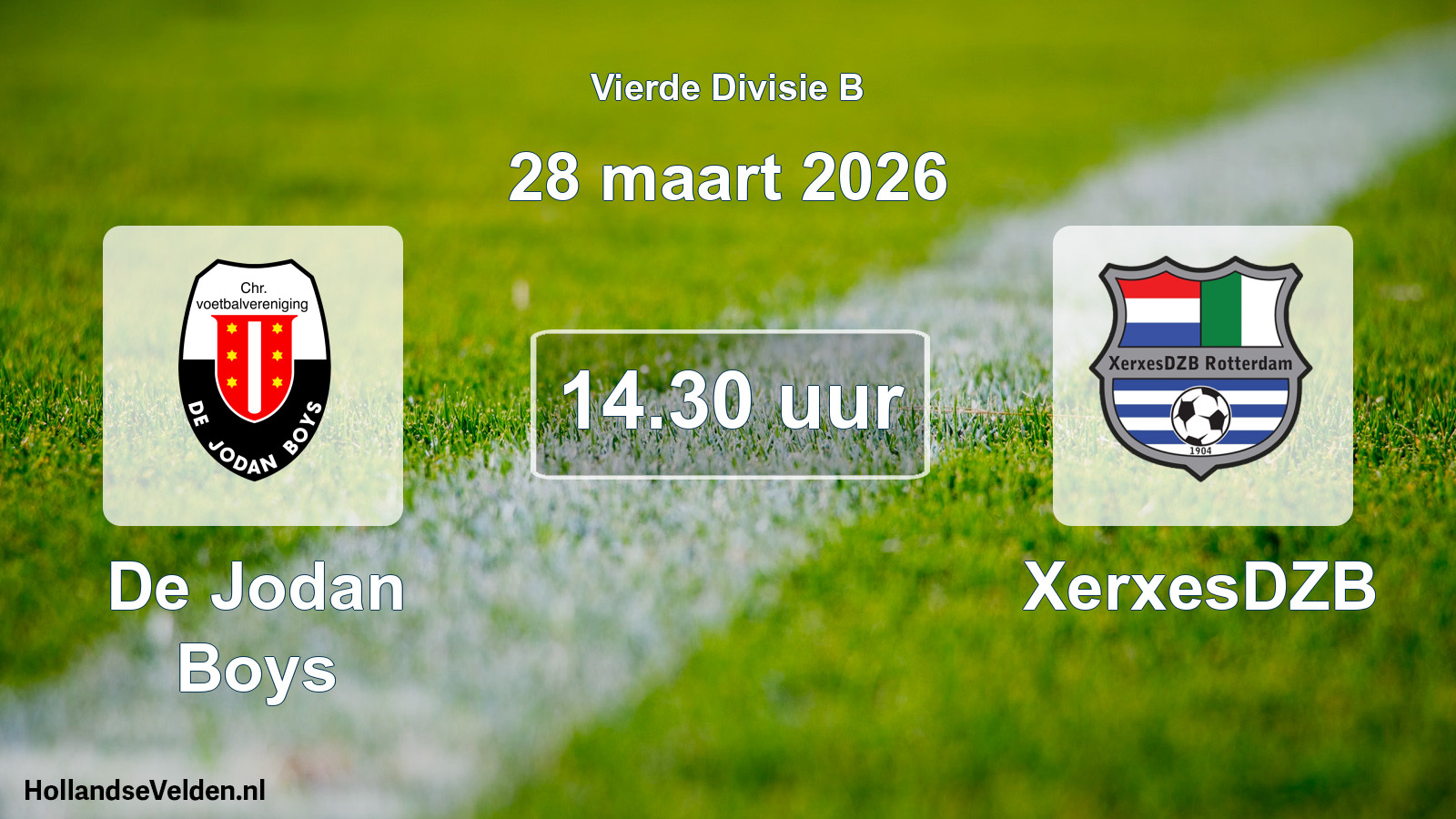 Scheduled Match: De Jodan Boys - XerxesDZB (28 March 2026)