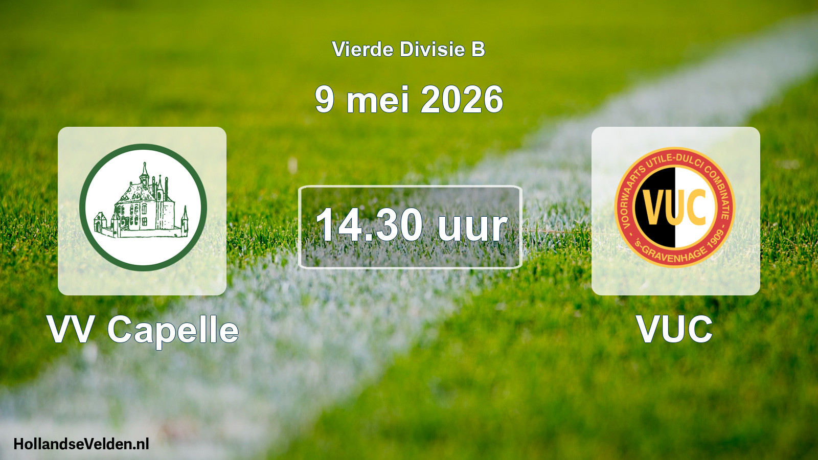 Scheduled Match: VV Capelle - VUC (9 May 2026)