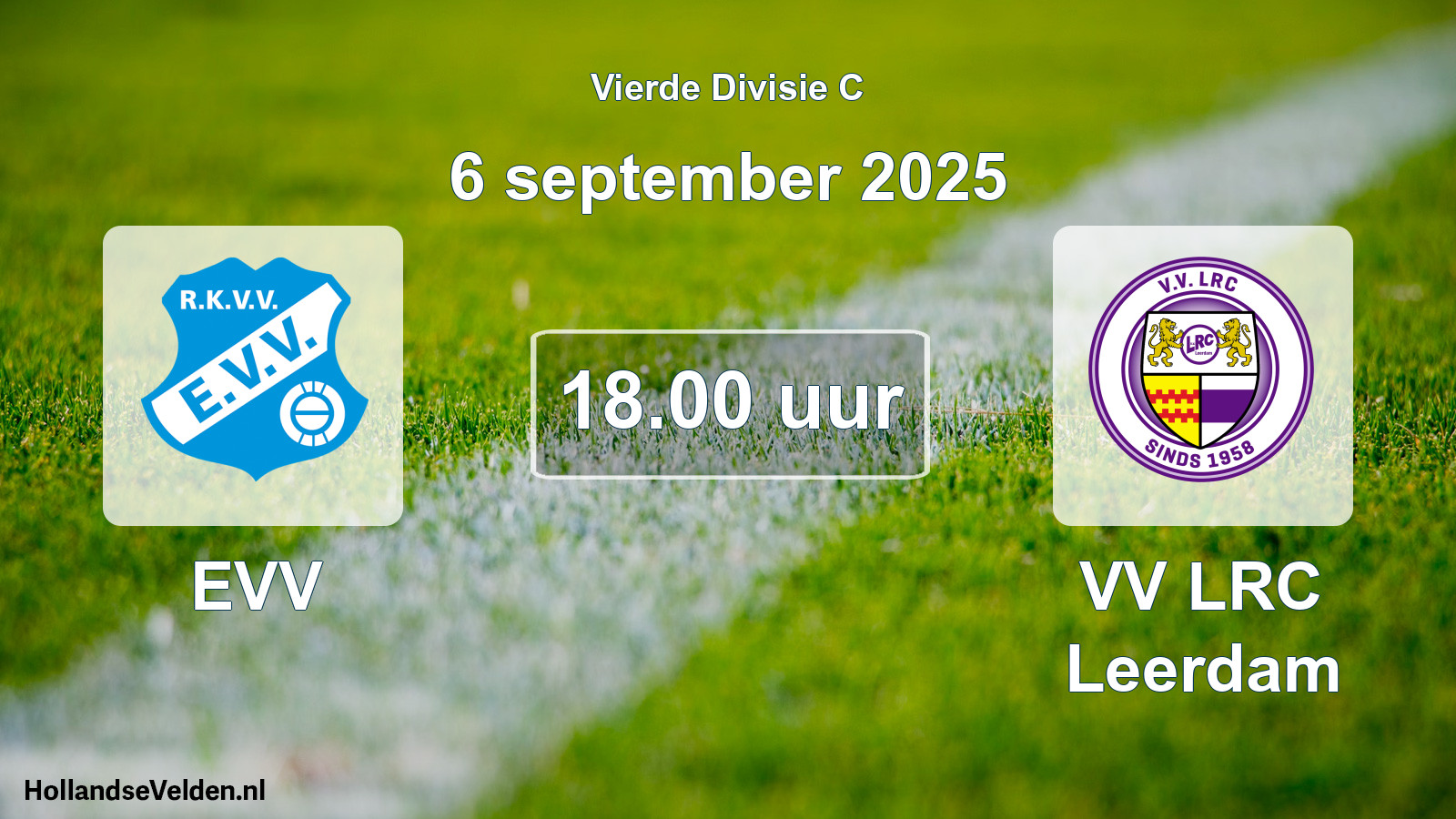 Scheduled Match: EVV - VV LRC Leerdam (6 September 2025)