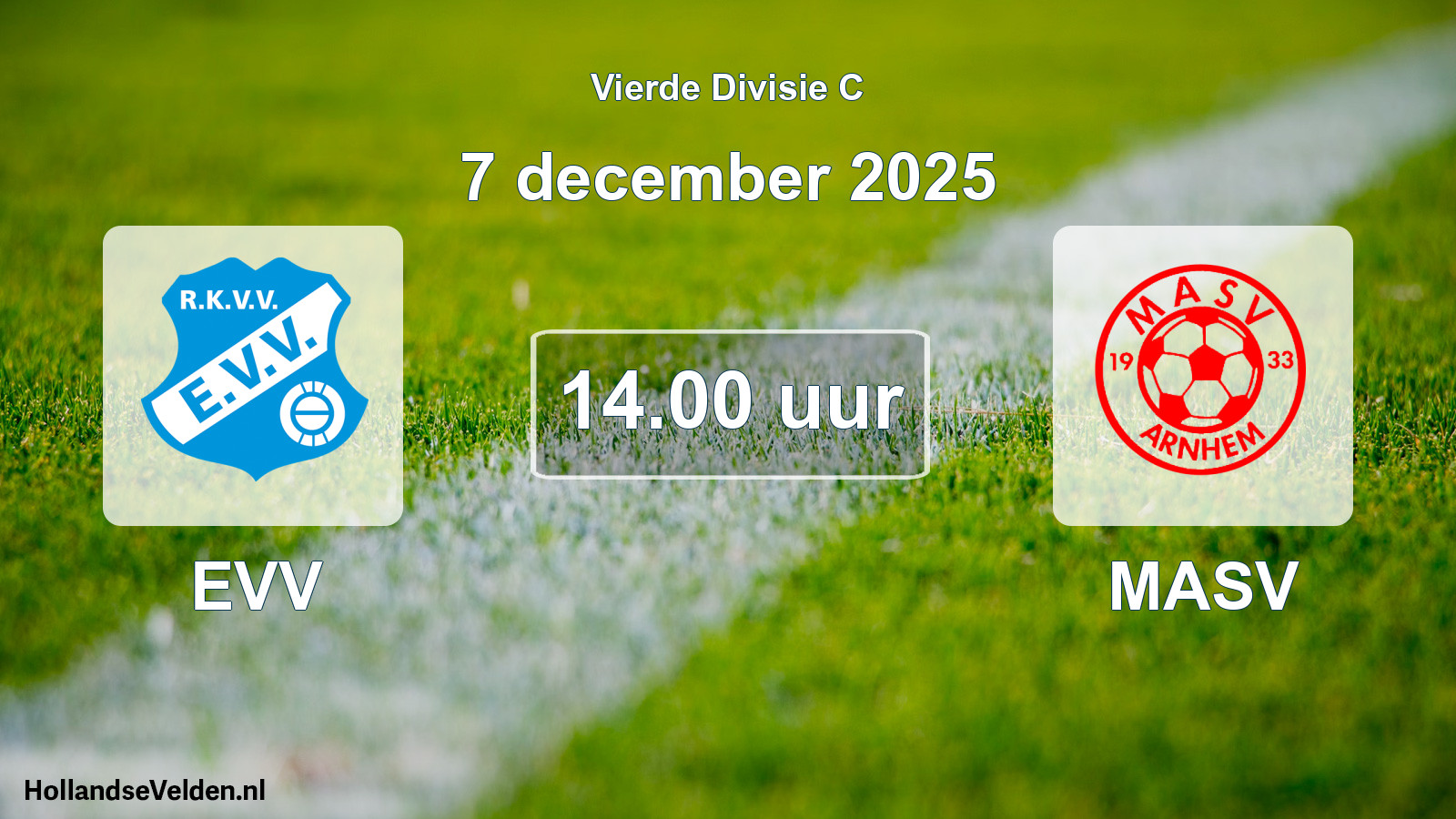 Geplande wedstrijd: EVV - MASV (7 december 2025)