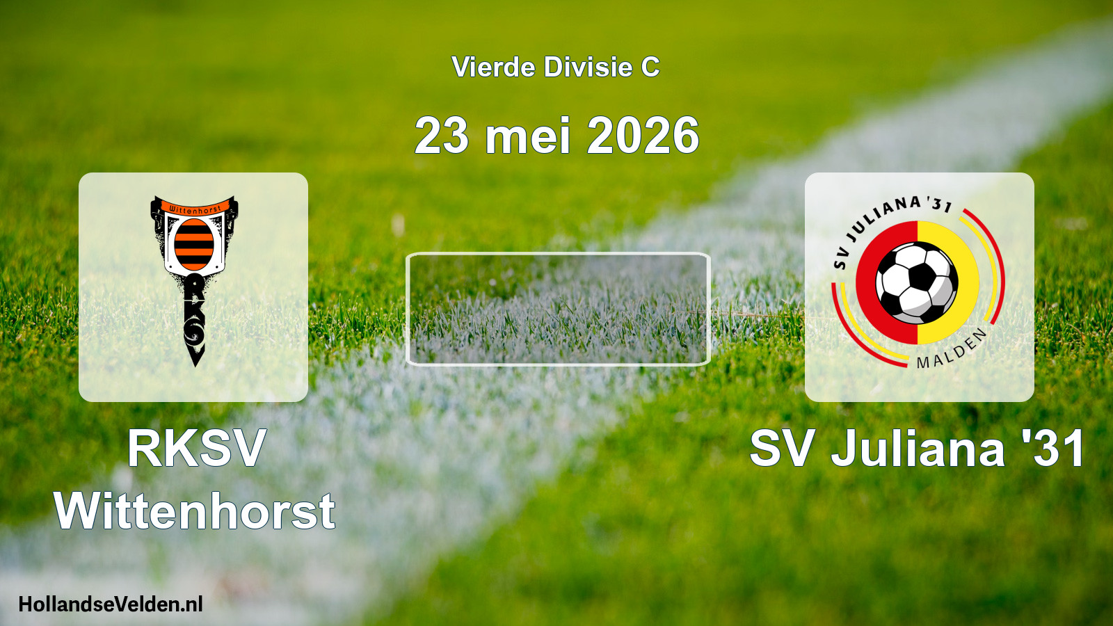 Scheduled Match: RKSV Wittenhorst - SV Juliana '31 (23 May 2026)