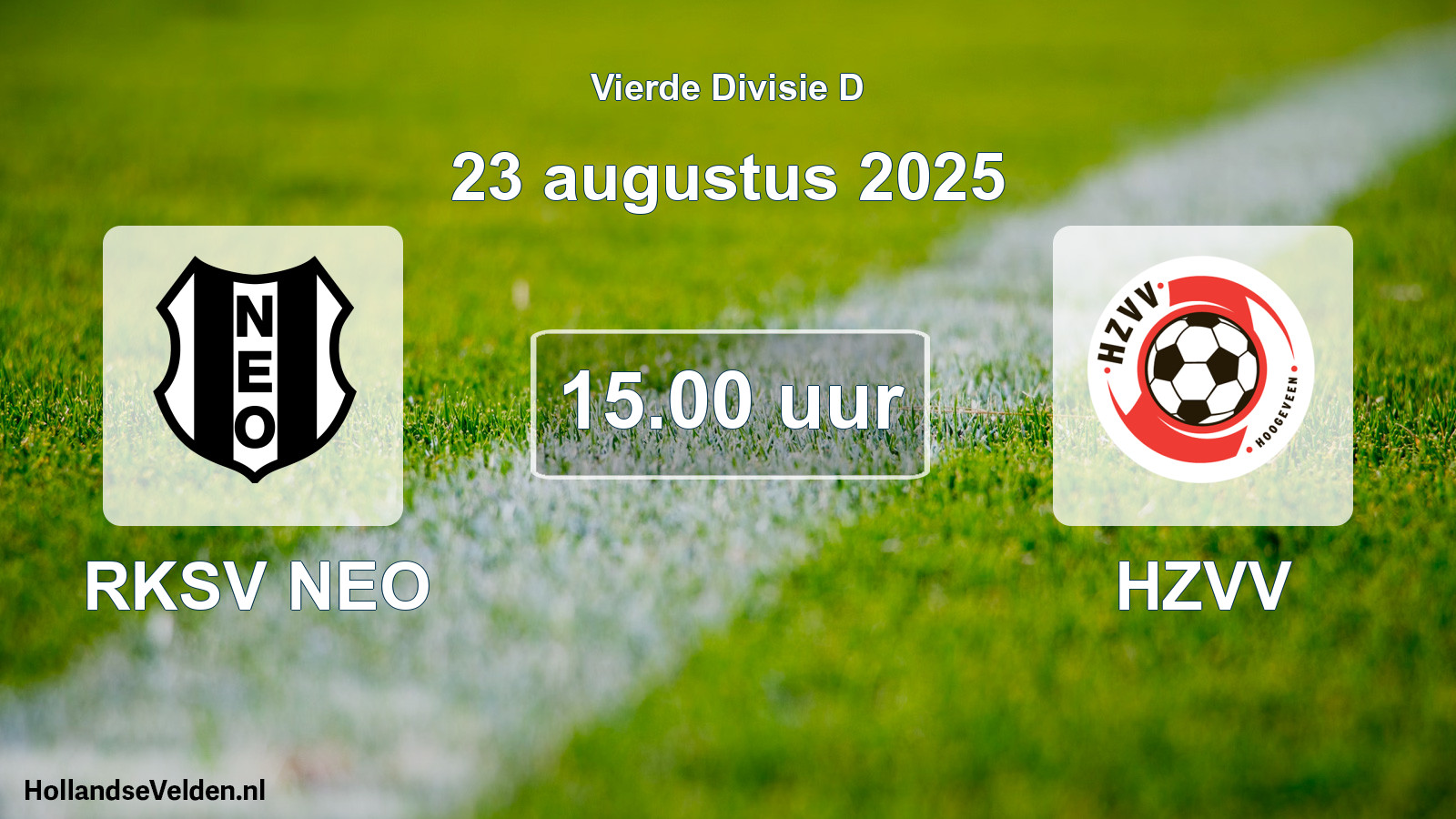 Scheduled Match: RKSV NEO - HZVV (23 August 2025)
