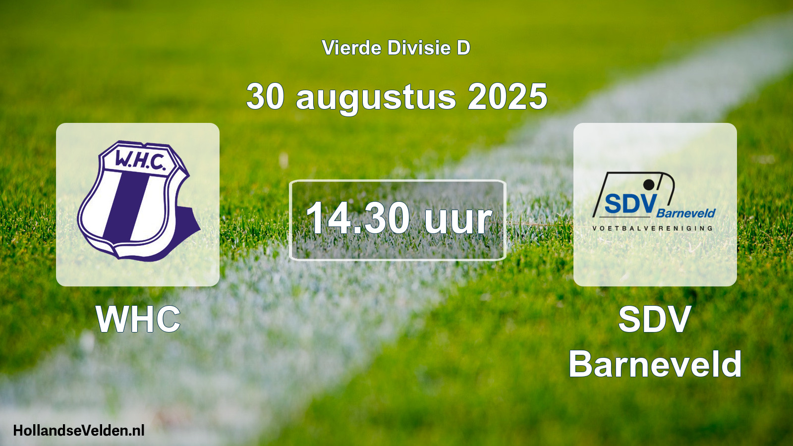 Scheduled Match: WHC - SDV Barneveld (30 August 2025)