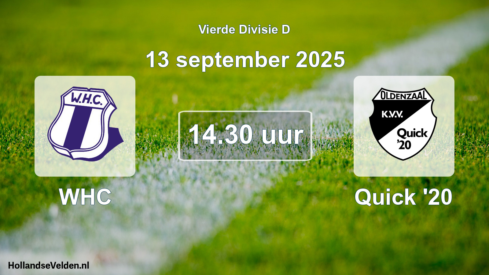 Scheduled Match: WHC - Quick '20 (13 September 2025)