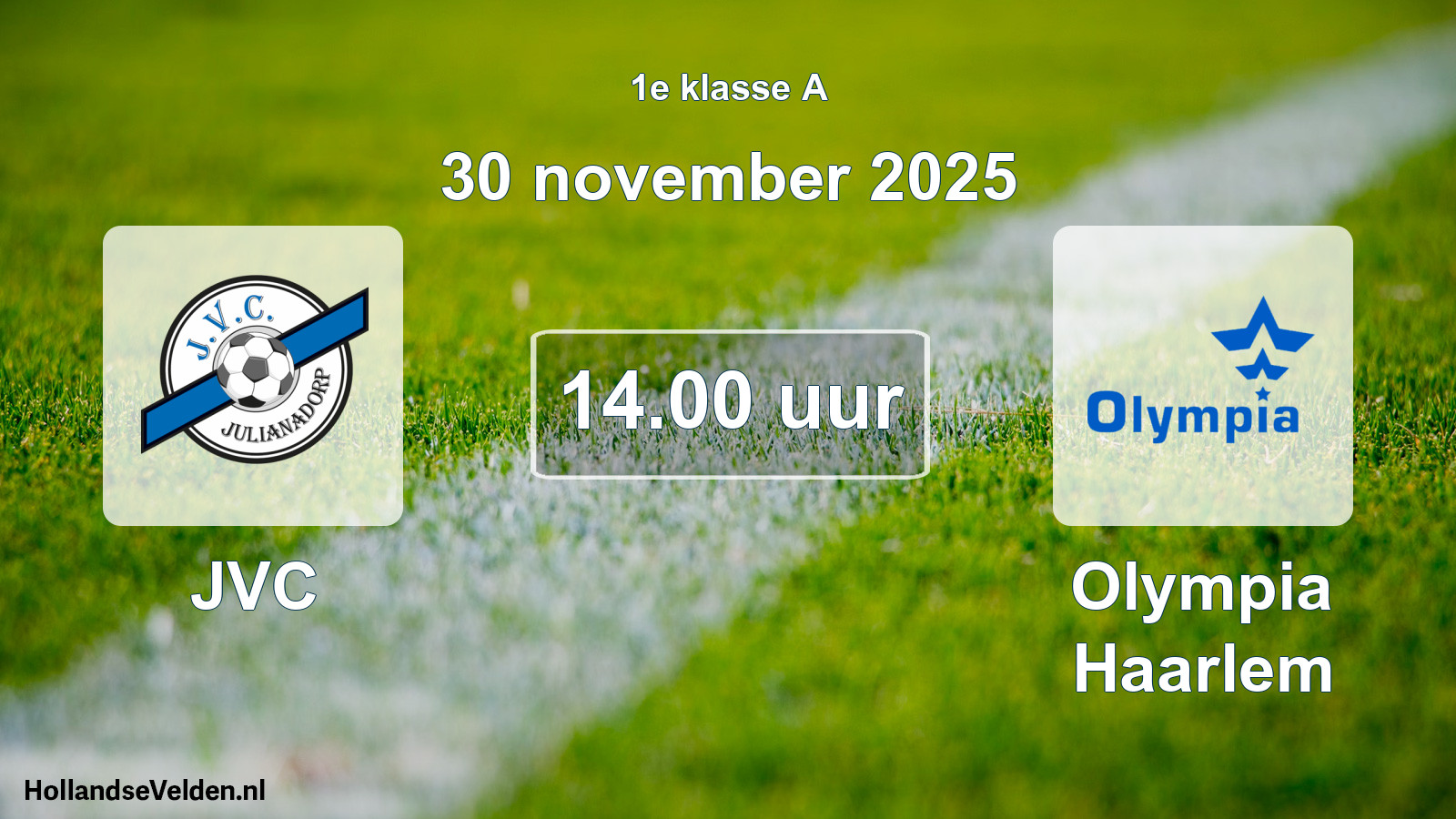 Scheduled Match: JVC - Olympia Haarlem (30 November 2025)