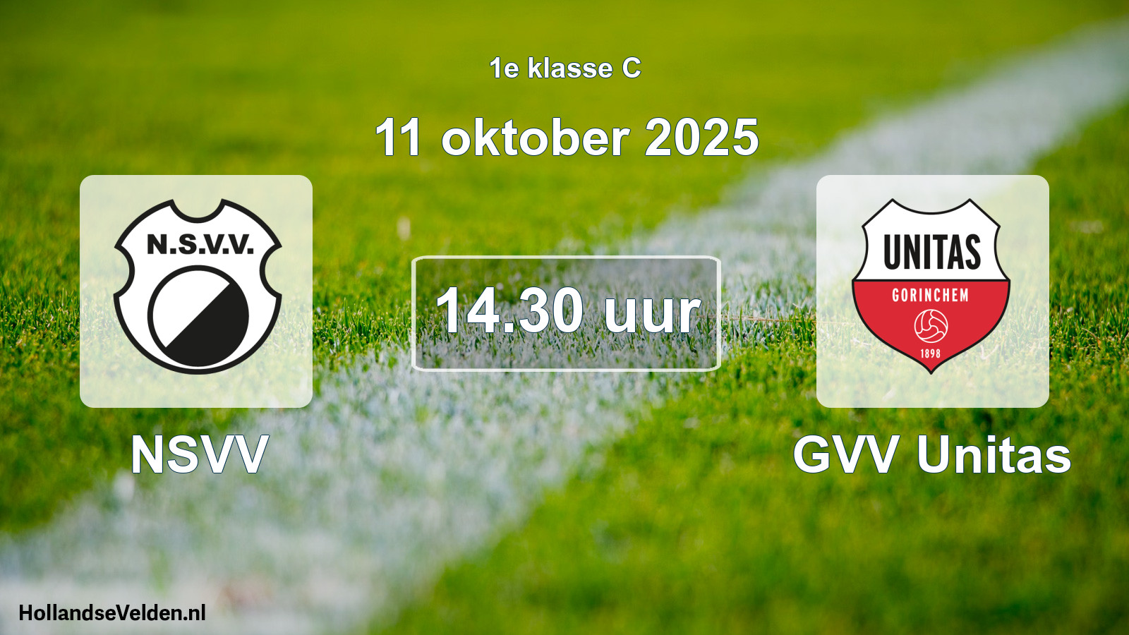Geplande wedstrijd: NSVV - GVV Unitas (11 oktober 2025)