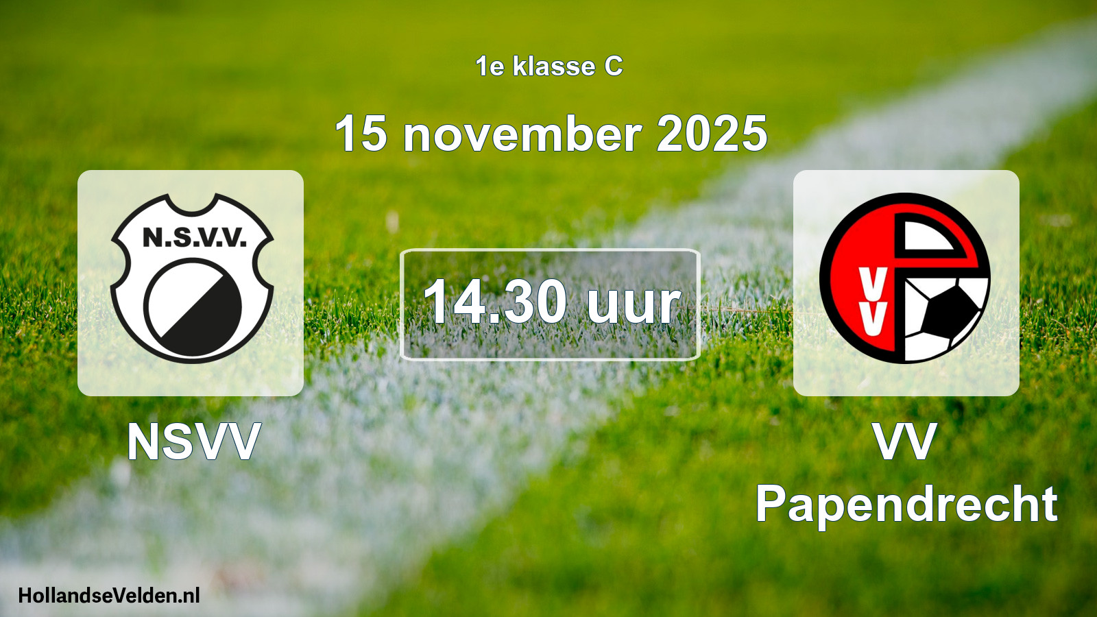 Scheduled Match: NSVV - VV Papendrecht (15 November 2025)