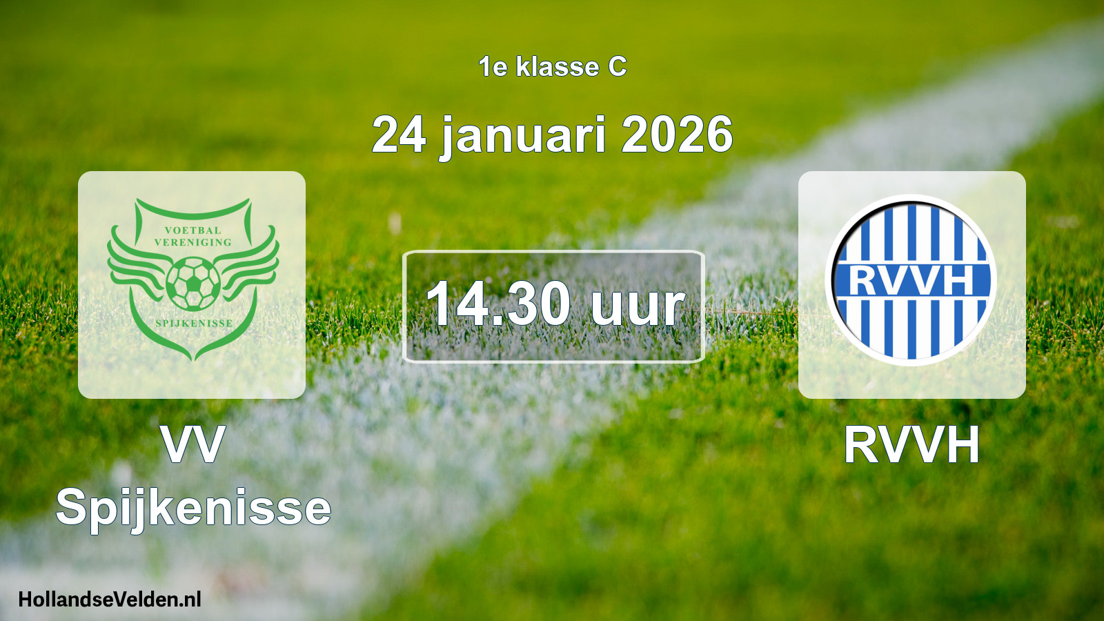 Scheduled Match: VV Spijkenisse - RVVH (24 January 2026)