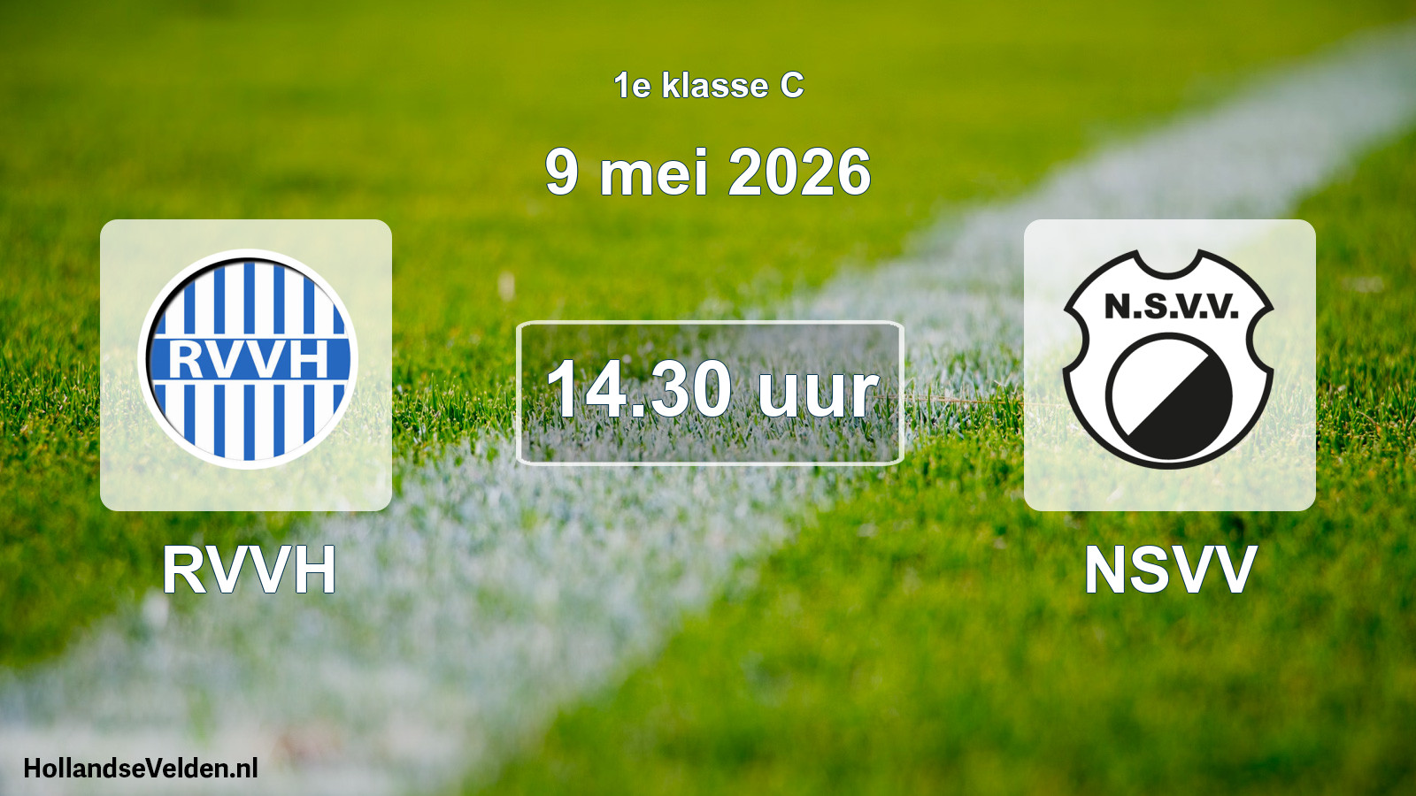 Scheduled Match: RVVH - NSVV (9 May 2026)