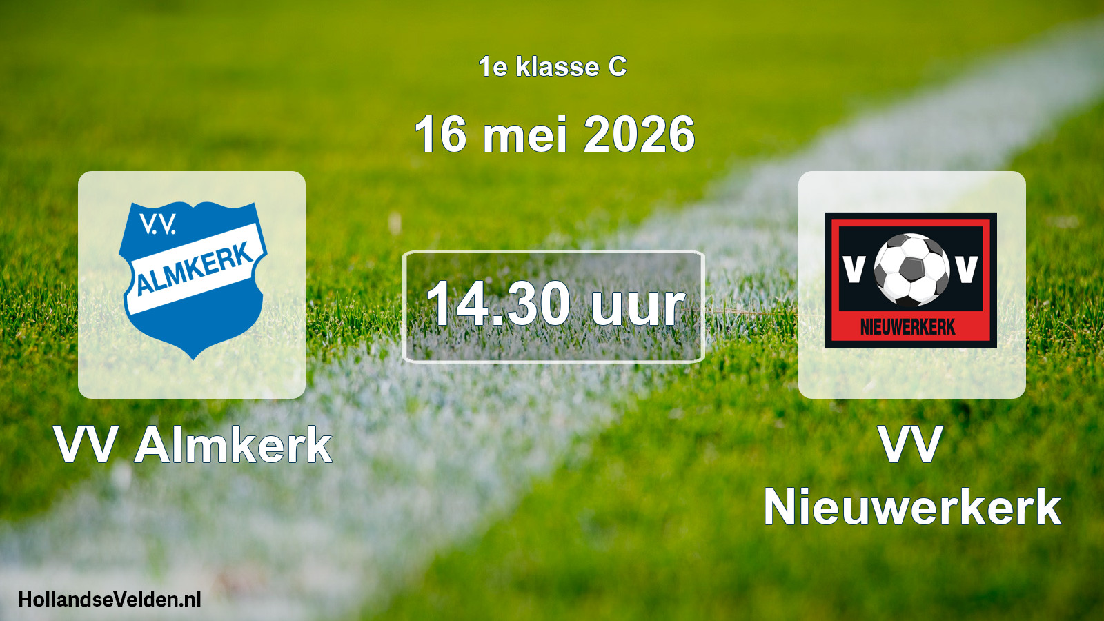 Scheduled Match: VV Almkerk - VV Nieuwerkerk (16 May 2026)