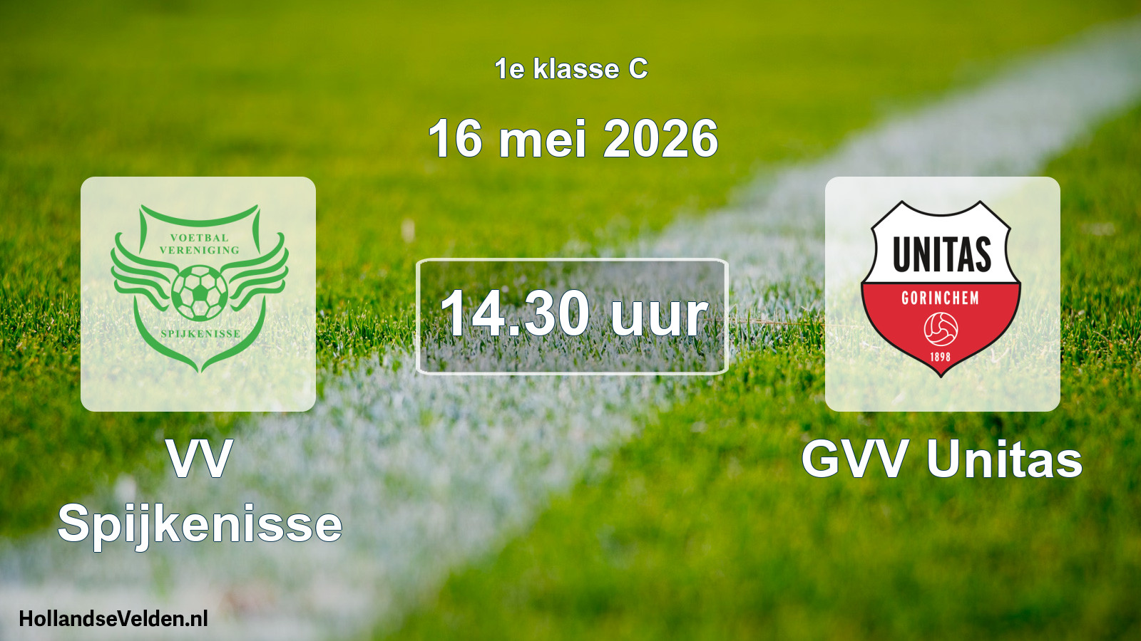 Scheduled Match: VV Spijkenisse - GVV Unitas (16 May 2026)