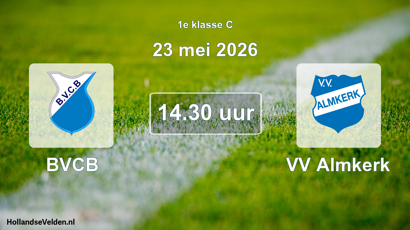 Scheduled Match: BVCB - VV Almkerk (23 May 2026)
