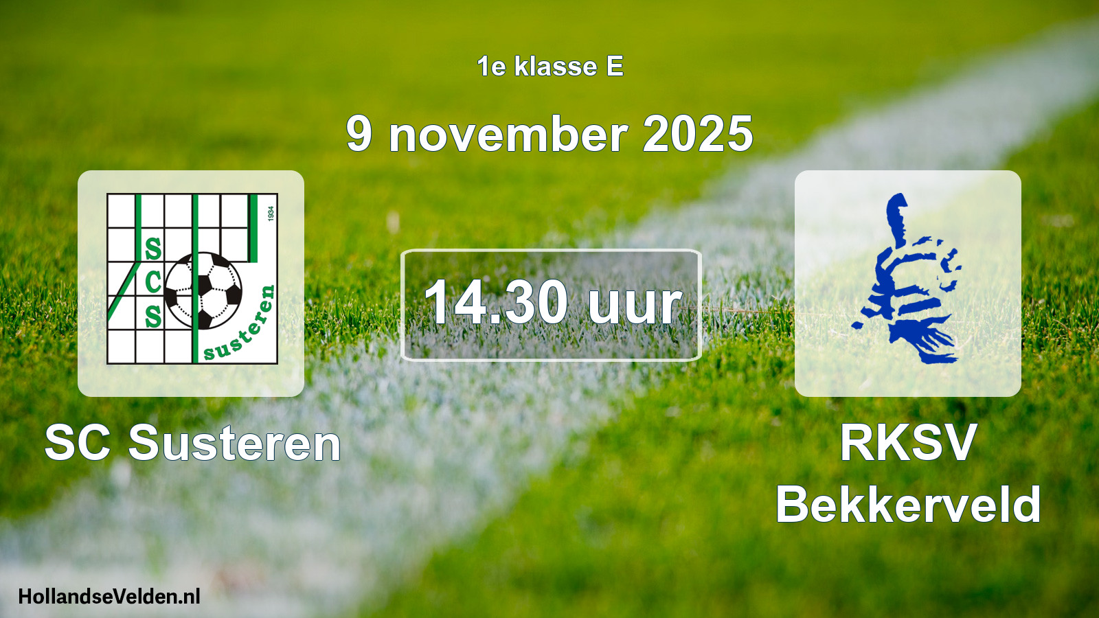 Scheduled Match: SC Susteren - RKSV Bekkerveld (9 November 2025)