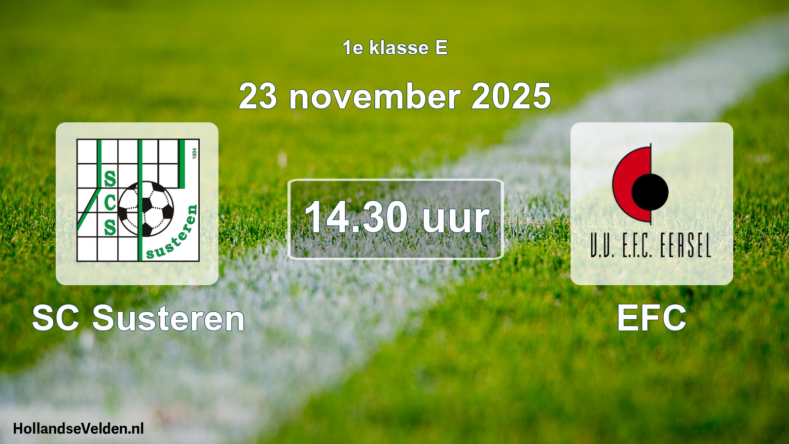 Scheduled Match: SC Susteren - EFC (23 November 2025)