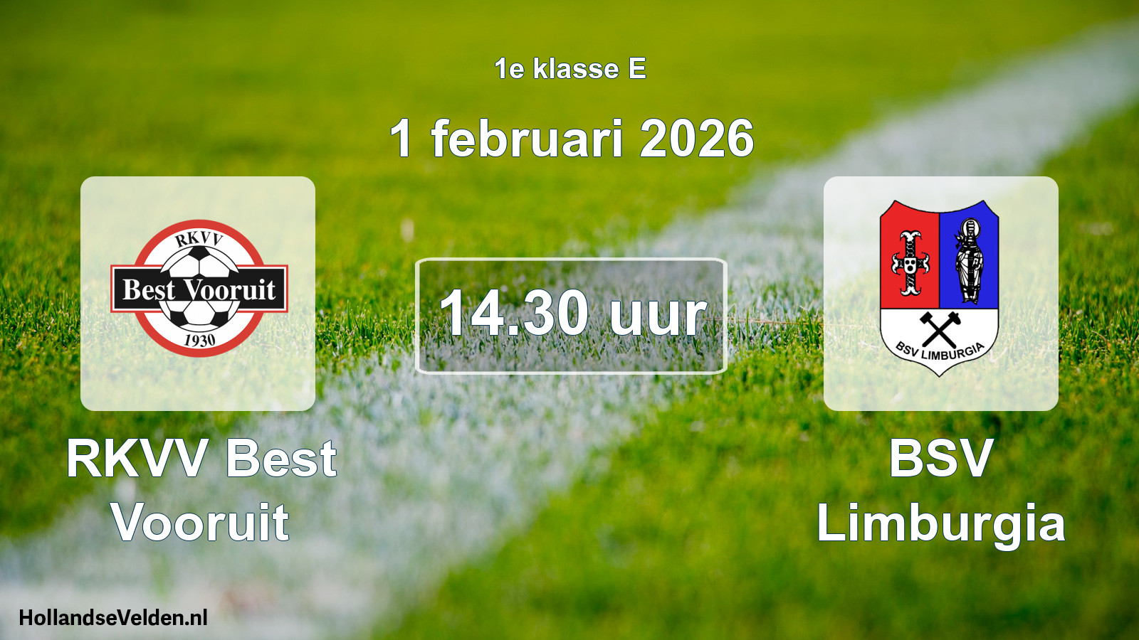 Scheduled Match: RKVV Best Vooruit - BSV Limburgia (1 February 2026)