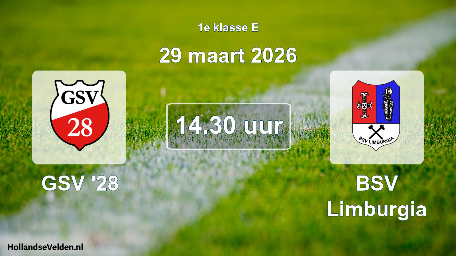 Scheduled Match: GSV '28 - BSV Limburgia (29 March 2026)