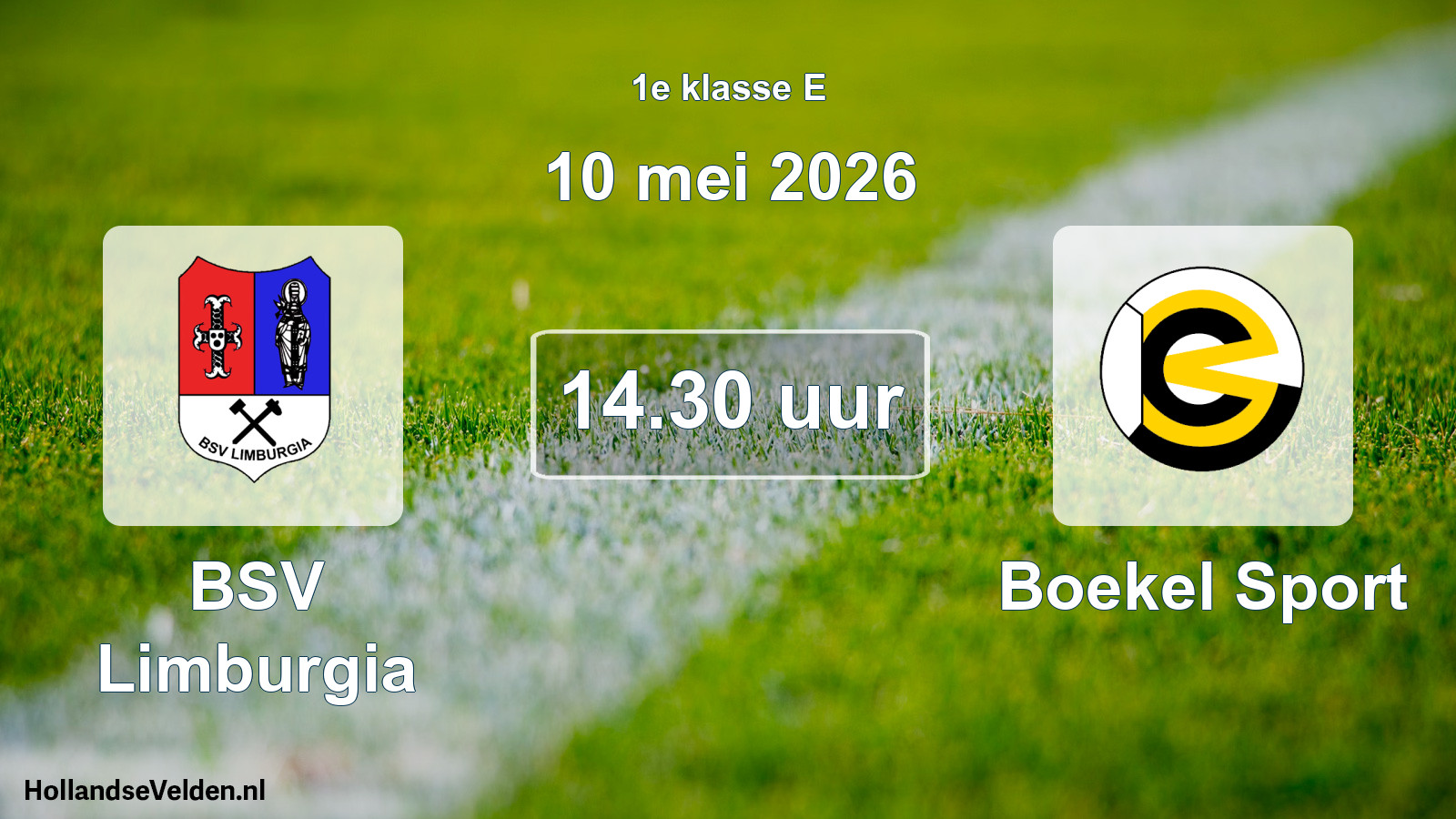 Scheduled Match: BSV Limburgia - Boekel Sport (10 May 2026)