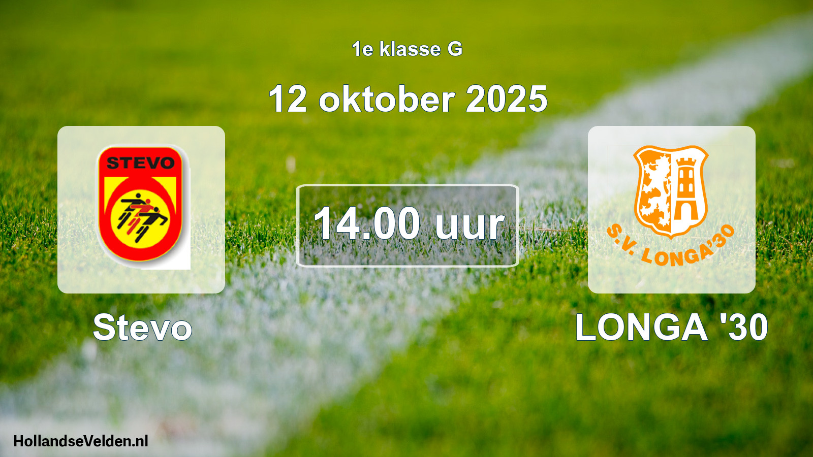 Scheduled Match: Stevo - LONGA '30 (12 October 2025)
