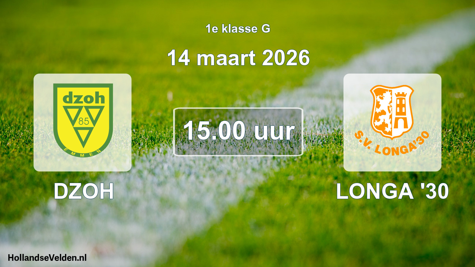 Scheduled Match: DZOH - LONGA '30 (14 March 2026)