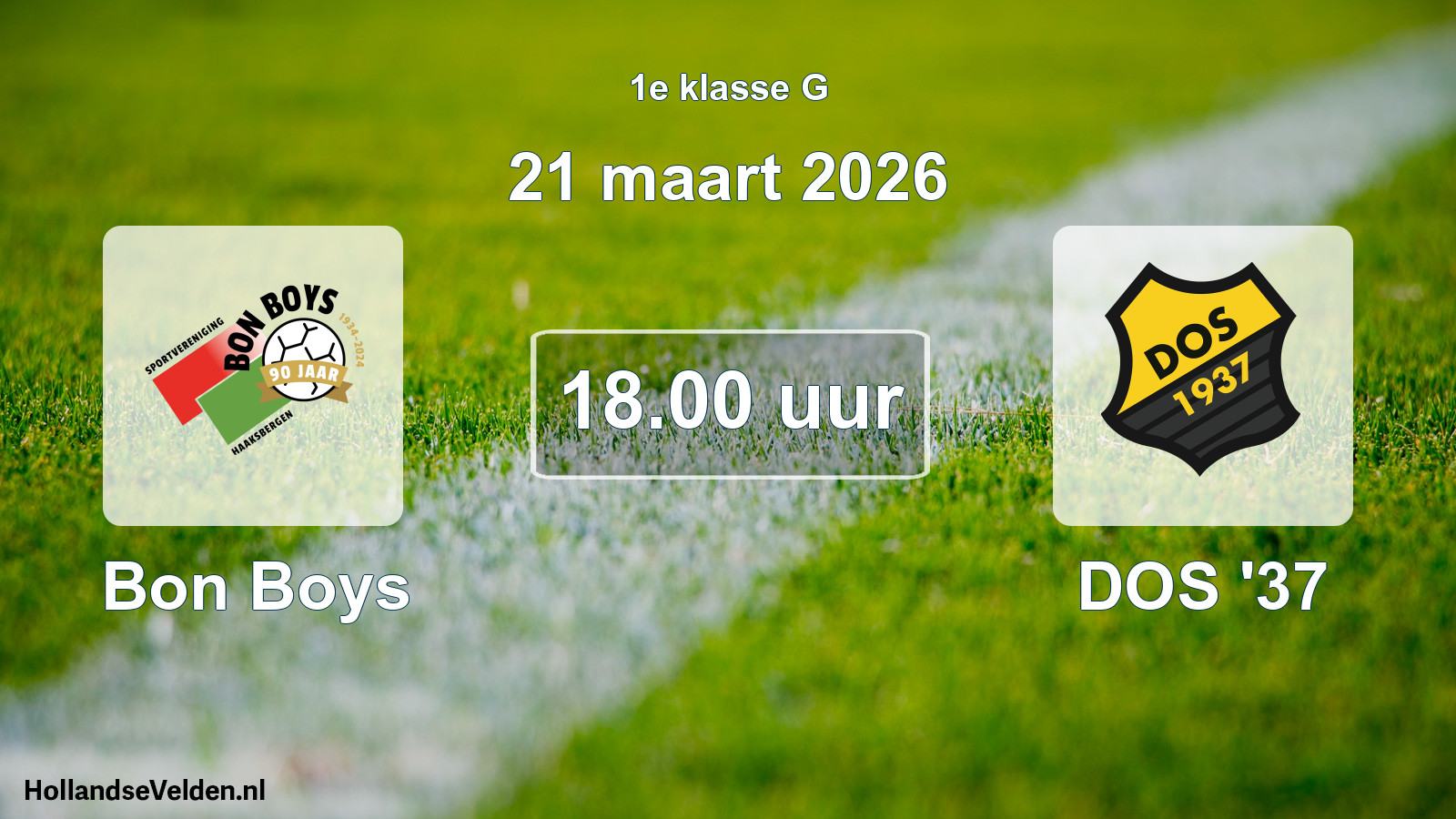 Scheduled Match: Bon Boys - DOS '37 (21 March 2026)
