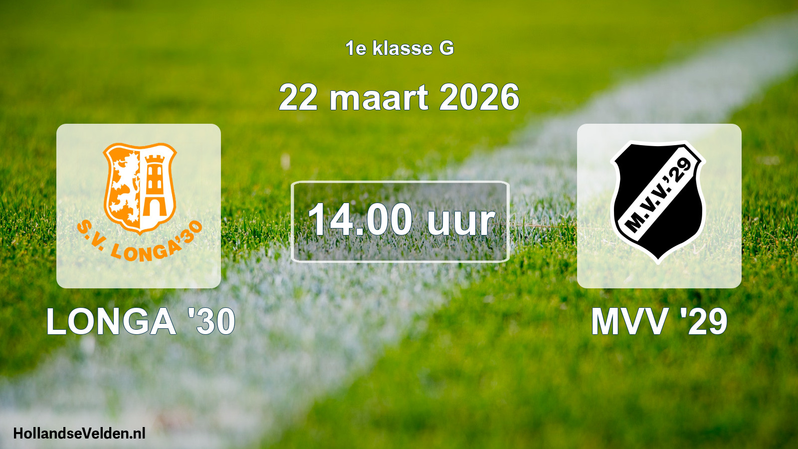 Scheduled Match: LONGA '30 - MVV '29 (22 March 2026)