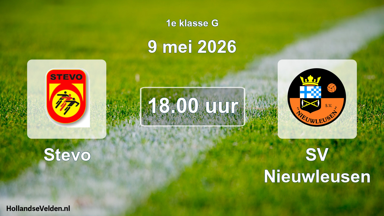 Scheduled Match: Stevo - SV Nieuwleusen (9 May 2026)