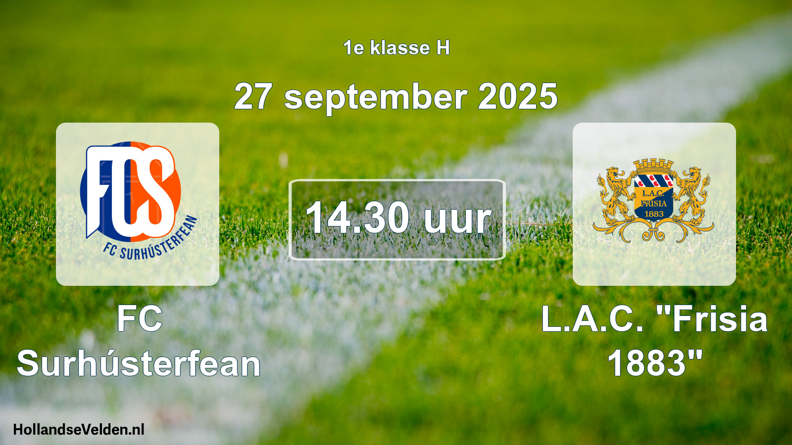 Geplande wedstrijd: FC Surhústerfean - L.A.C. 